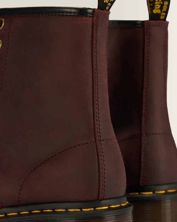 DR MARTENS 1460 - CHERRY RED CRAZY HORSE