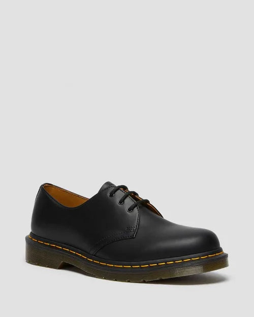 DR MARTENS 1461 SMOOTH LEATHER SHOES - BLACK SMOOTH