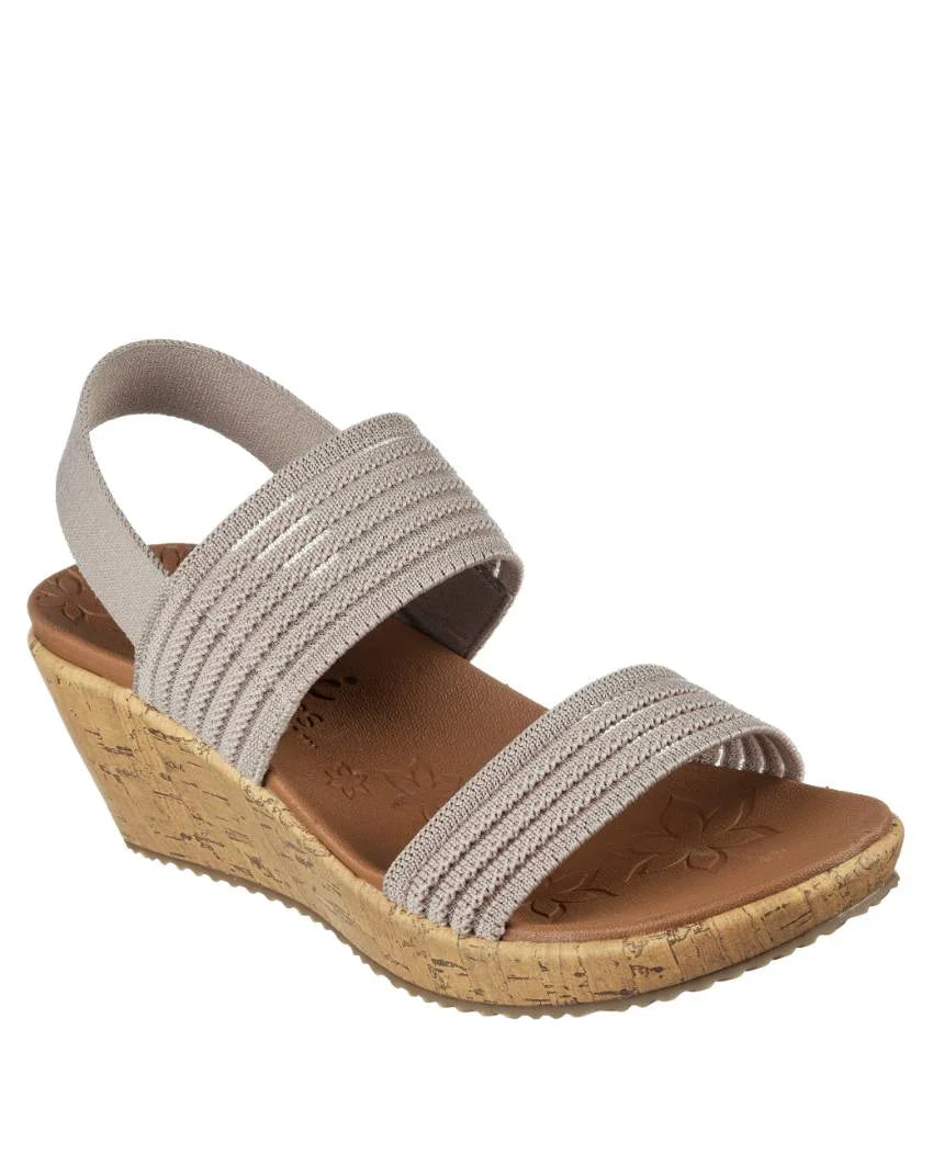 SKECHERS BEVERLEE SHEER LUCK - TAUPE
