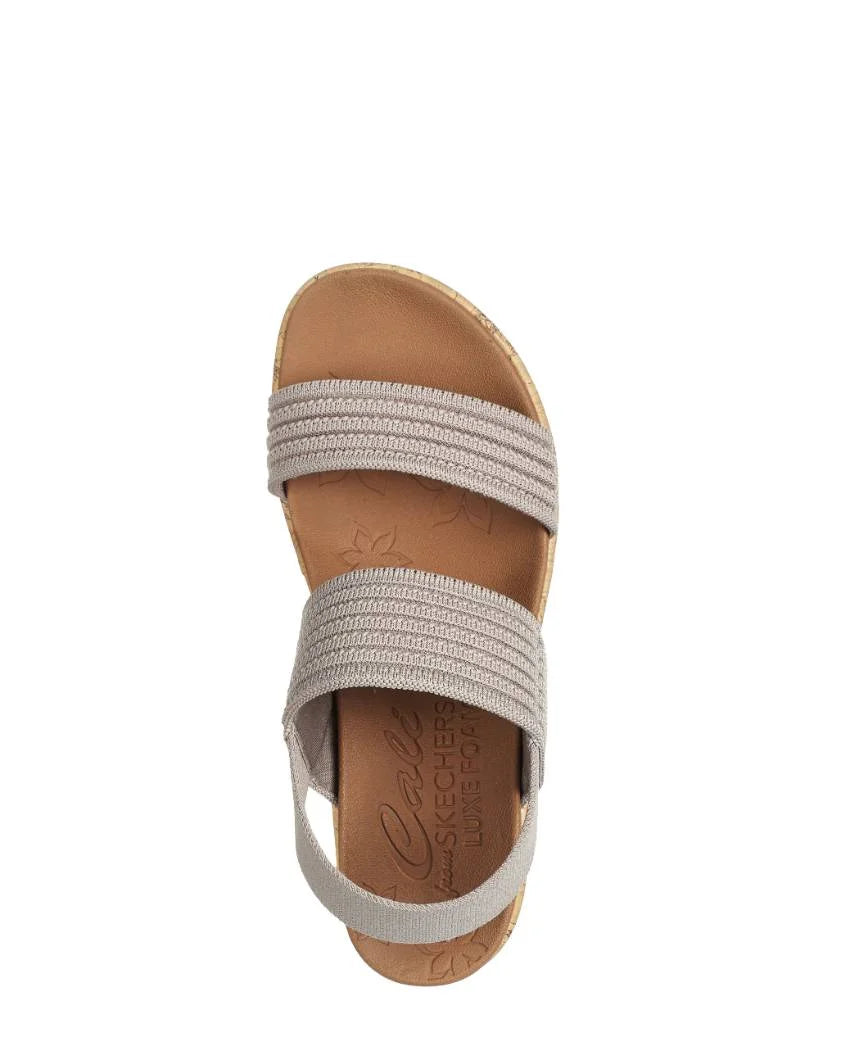 SKECHERS BEVERLEE SHEER LUCK - TAUPE
