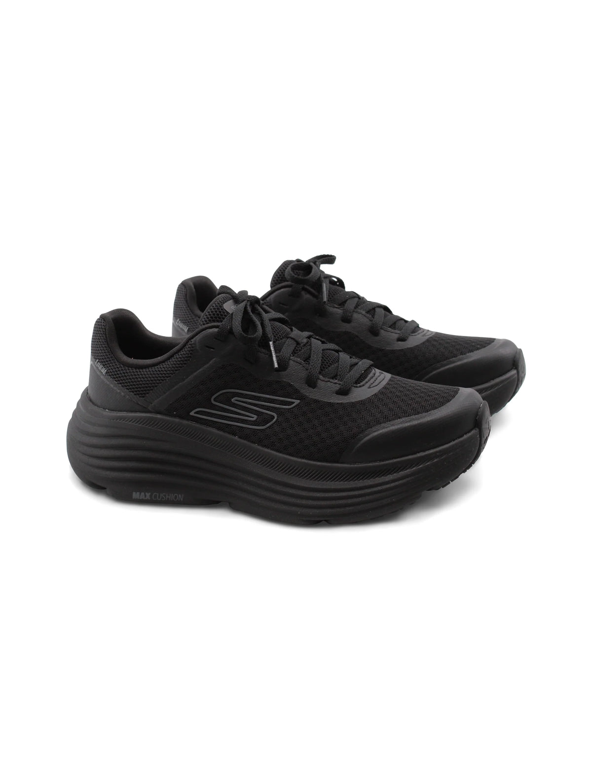 SKECHERS MAX CUSHIONING ENDEAVOUR *WIDE FIT* - BLACK
