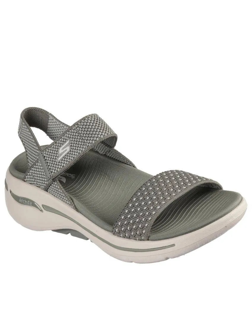 SKECHERS WOMENS GO WALK ARCH FIT  - OLIVE