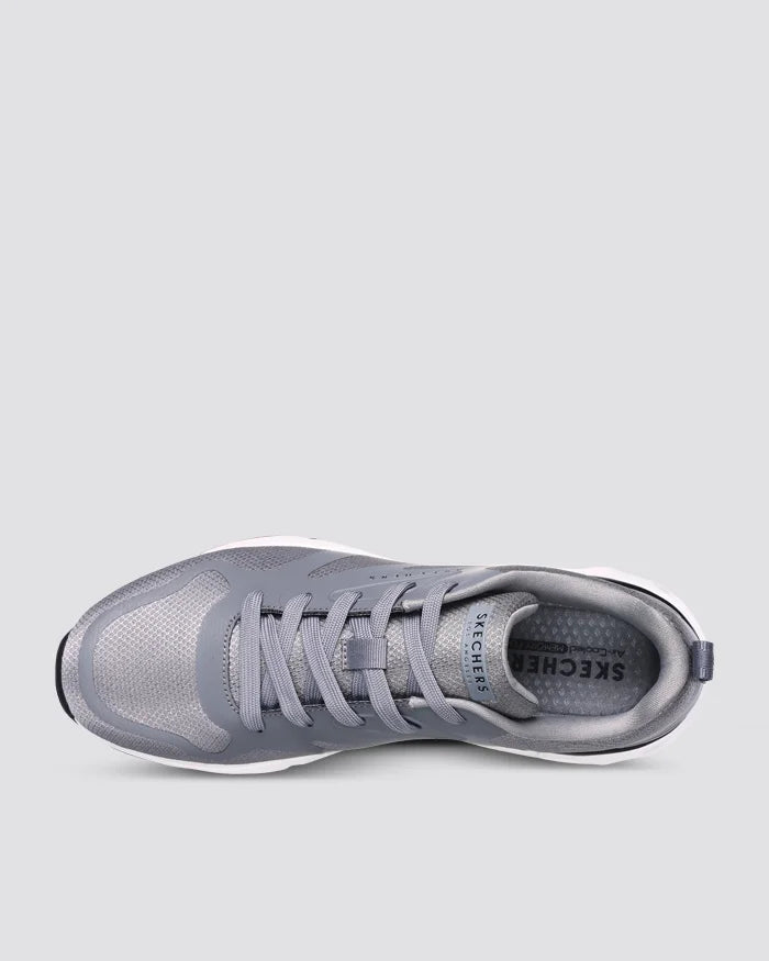 SKECHERS MENS TRES-AIR UNO REVOLUTION-AIRY - GRAY