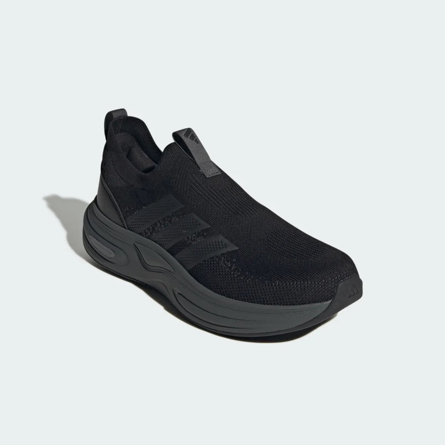ADIDAS MENS CLOUDFOAM CUXXION SOCK *EXTRA WIDE* - Core Black / Carbon / Grey Six