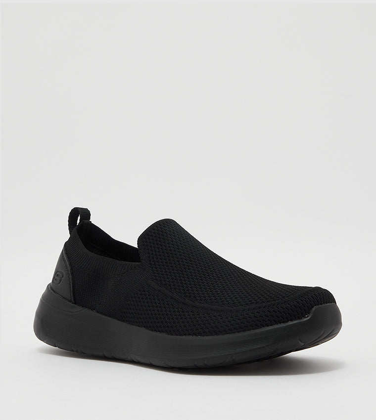 SKECHERS MENS LATTIMORE WARNER - BLACK/BLACK
