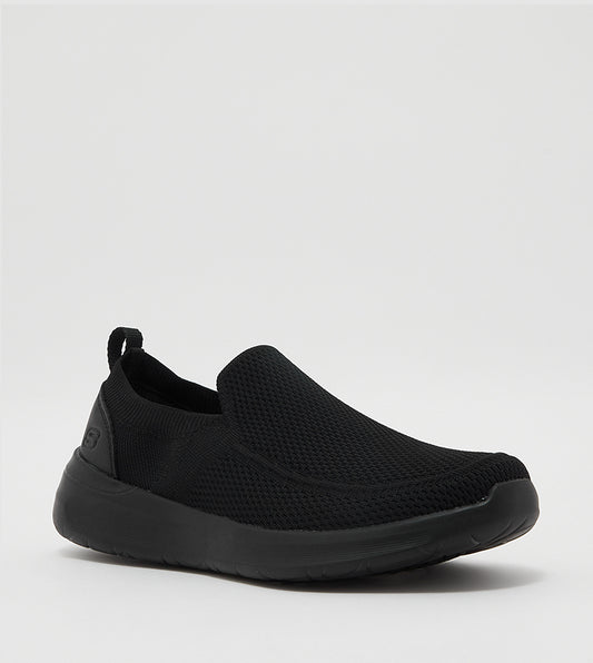 SKECHERS MENS LATTIMORE WARNER - BLACK/BLACK