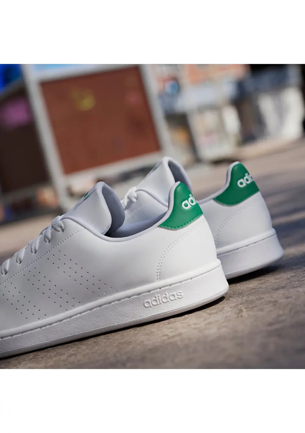 ADIDAS ADVANTAGE 2.0 - WHITE/GREEN