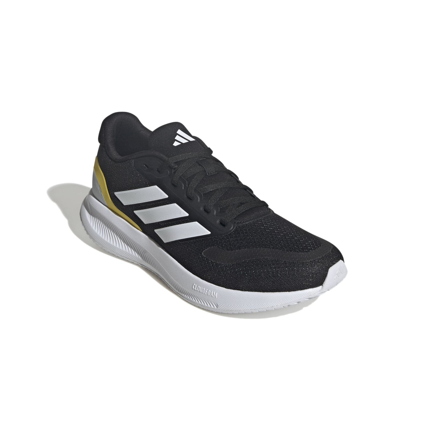 ADIDAS RUNFALCON 5 - Core Black / Cloud White / Yellow