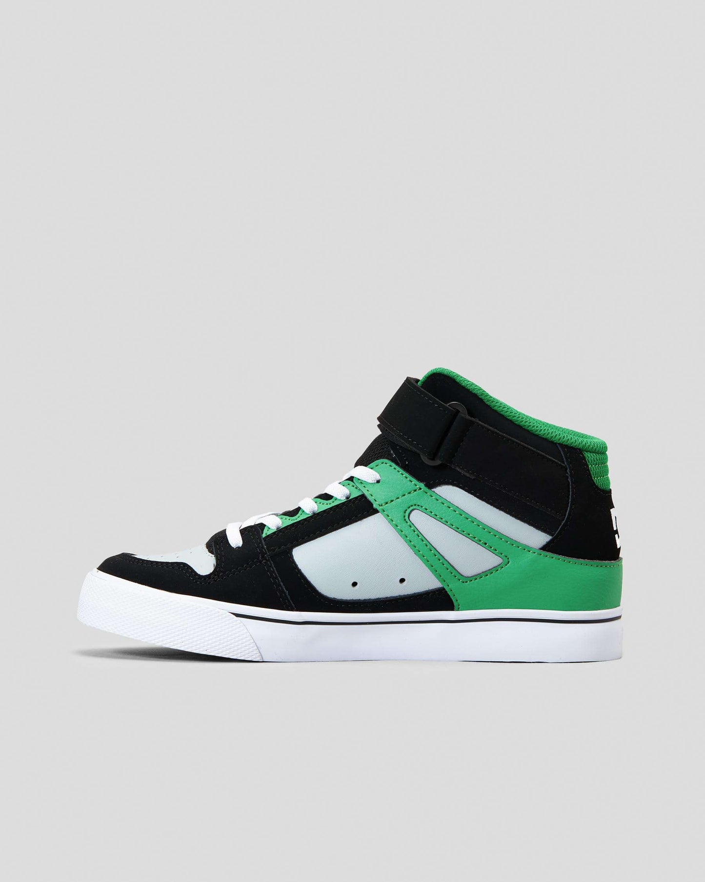 DC YOUTH PURE HIGH-TOP EV - BLACK/KELLY GREEN