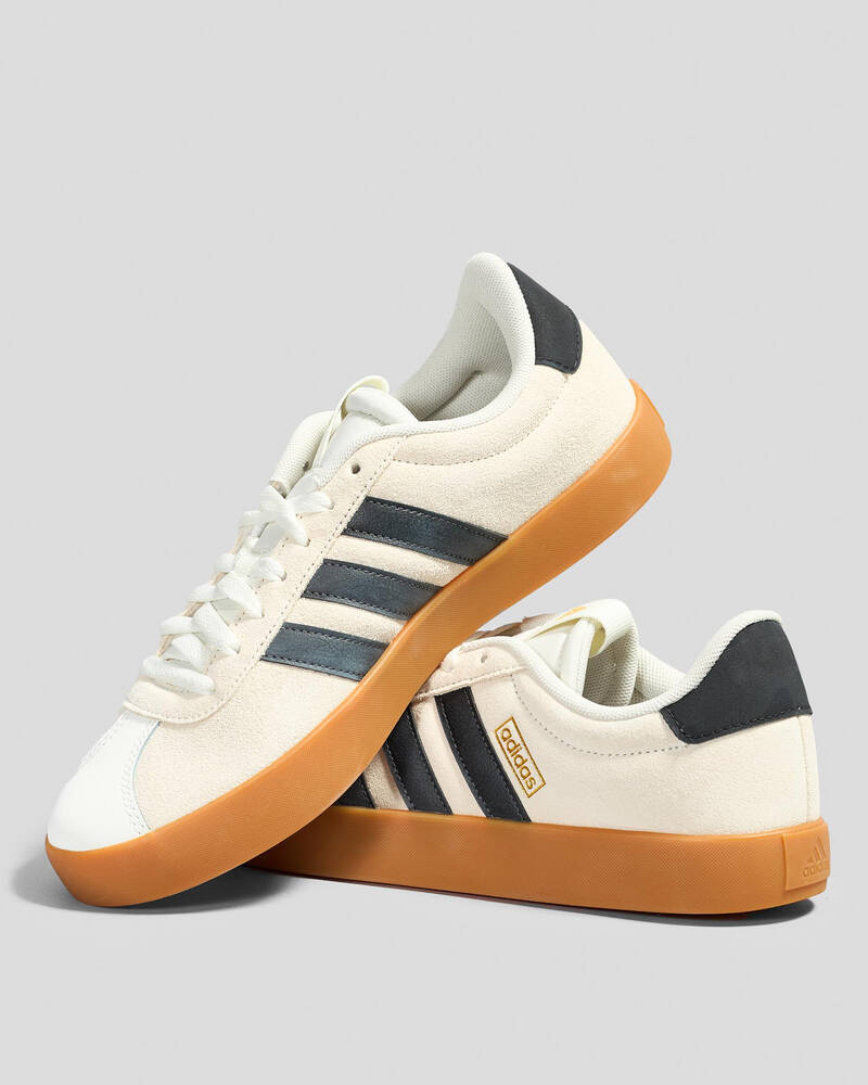 ADIDAS WOMENS VL COURT 3.0 - Off White / Grey Six / Gold Metallic