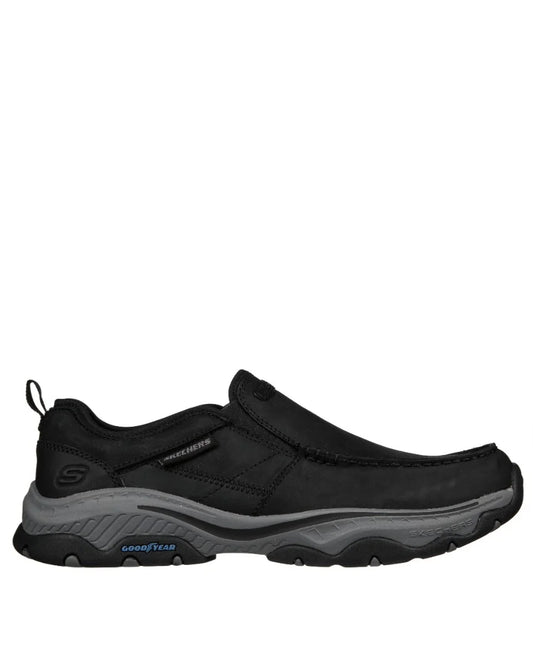 SKECHERS MENS CRASTER MOC RINGO - BLACK