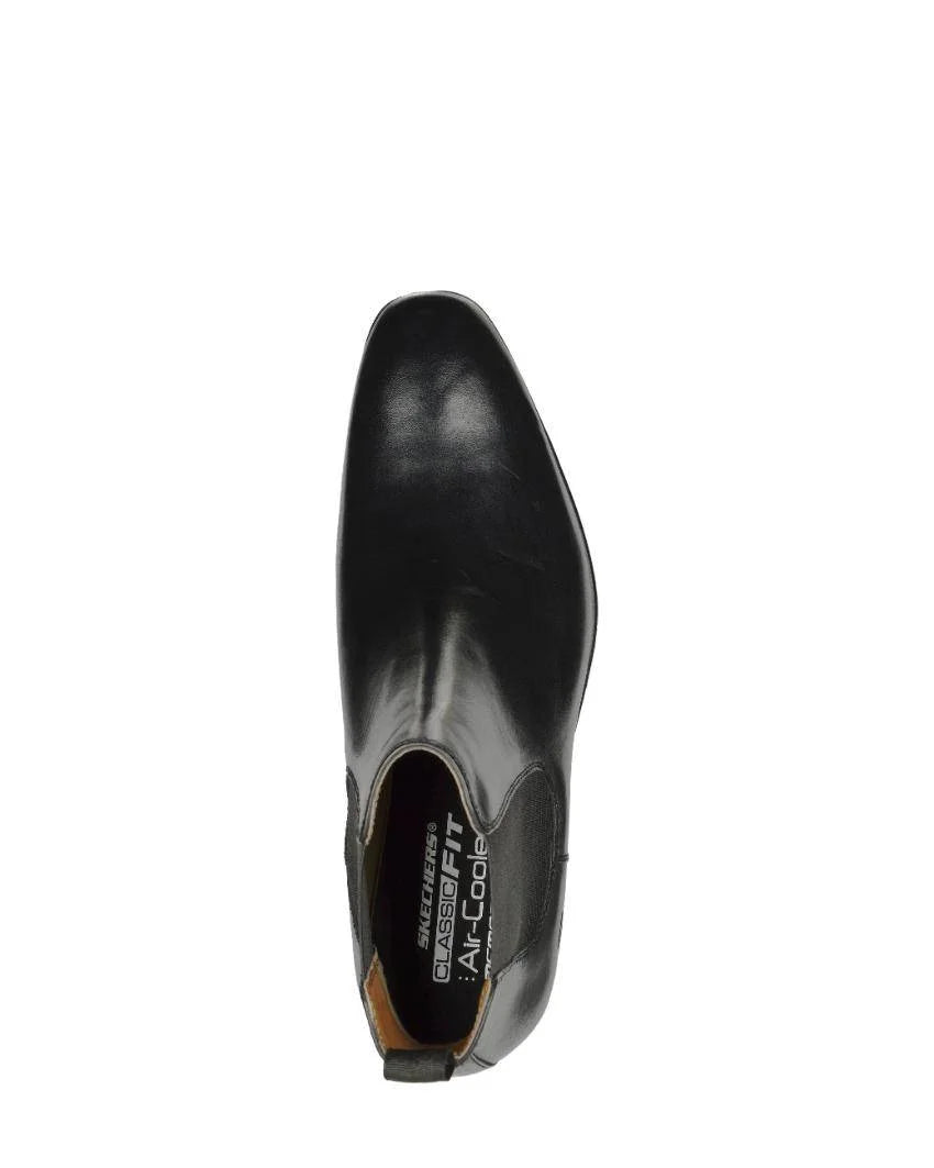 SKECHERS MENS TRENTMORE HEIGHTS = BLACK