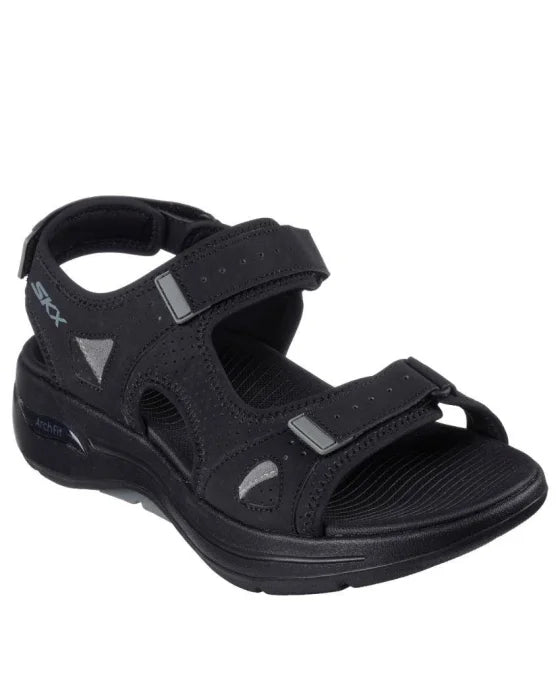 SKECHERS MENS GO WALK ARCH FIT MISSION II - BLACK
