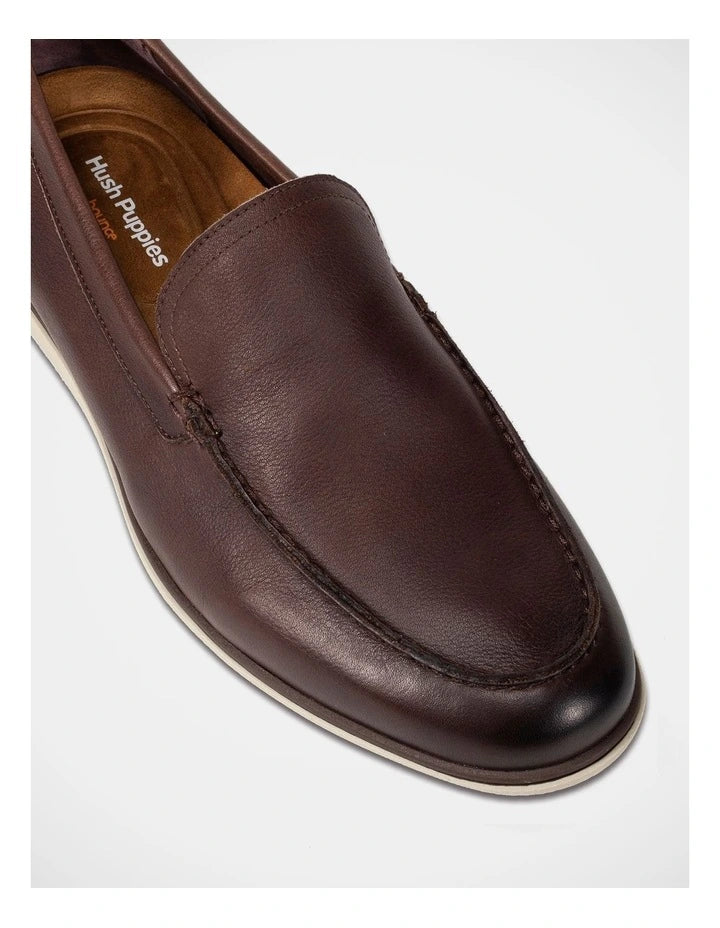 HUSH PUPPIES STEP - CHOCOLATE