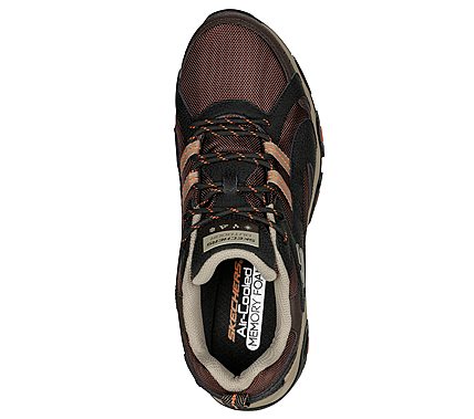 SKECHERS MENS TERRABITE TRAILBORN - BROWN/ORANGE