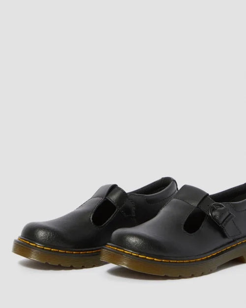 DR MARTENS KIDS POLLEY - BLACK