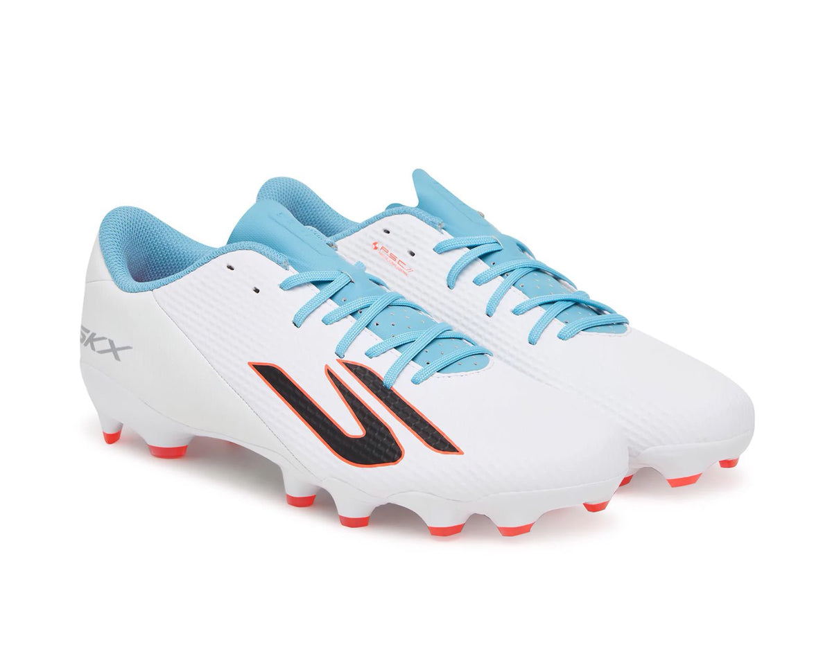 SKECHERS SKX_2 ACADEMY FIRM GROUND - WHITE/TURQUOISE/PINK