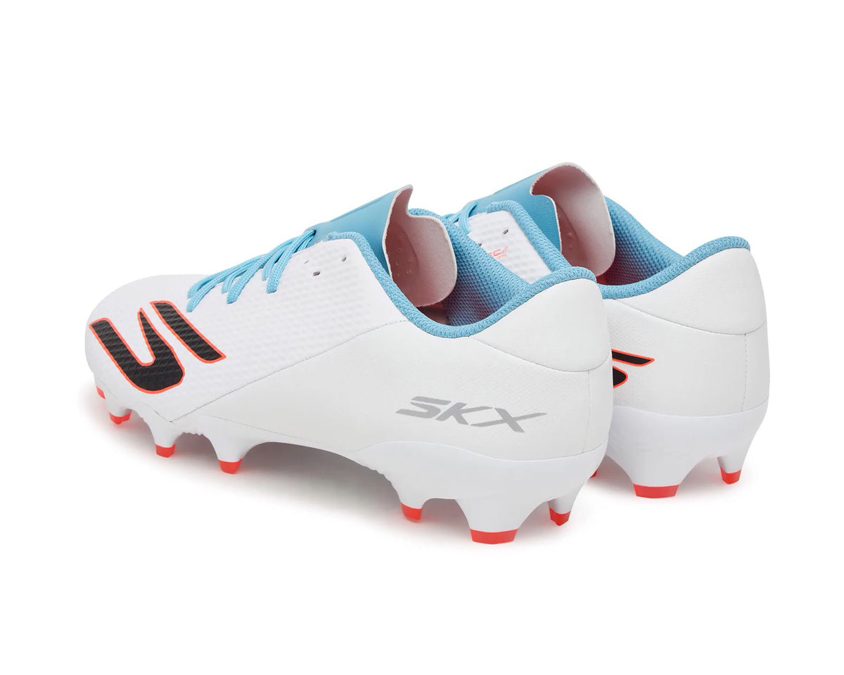 SKECHERS SKX_2 ACADEMY FIRM GROUND - WHITE/TURQUOISE/PINK