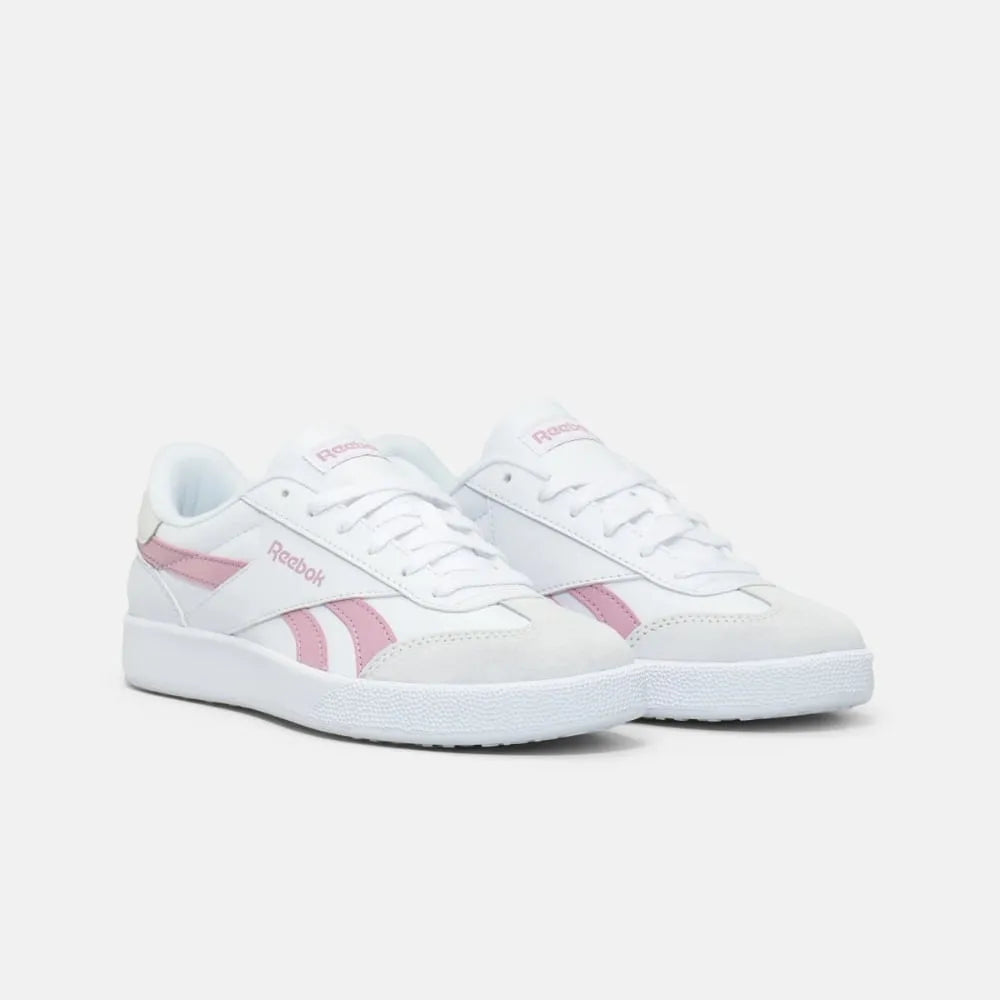 REEBOK WOMENS SMASH EDGE - WHITE/PINK/WHITE