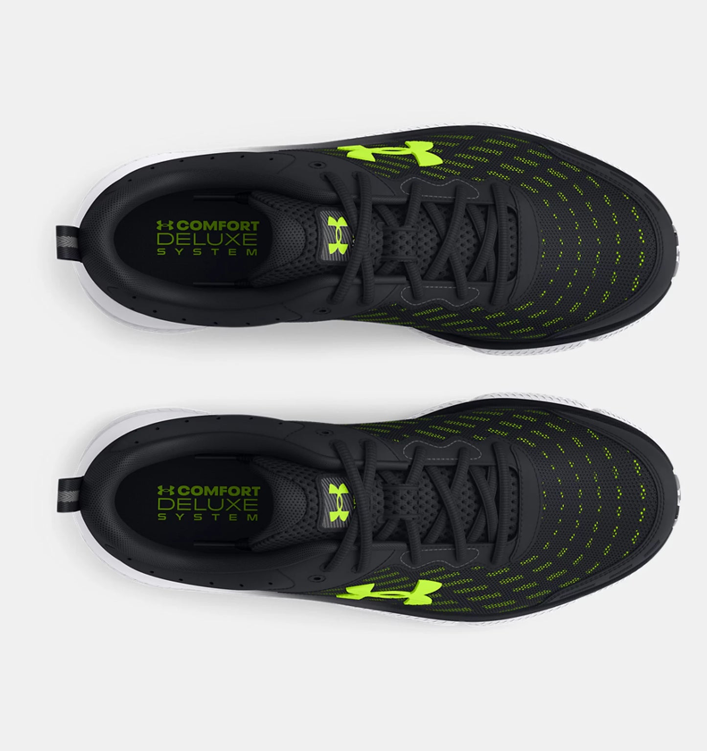 UNDER ARMOUR CHARGED ASSERT 10 4E - Black / High Vis Yellow