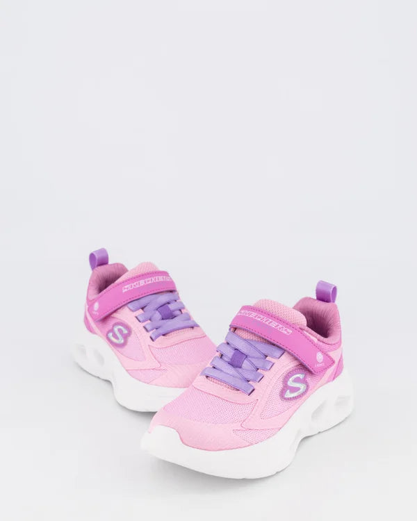 SKECHERS KIDS LIGHTS SOLA GLOW 2.0 - PINK/LAVENDER