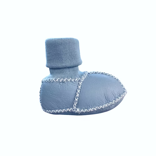 KIWI GEAR SHEEPSKIN BABY BOOTIES - BLUE