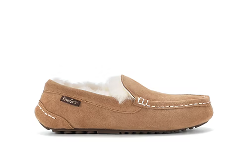 KIWI GEAR WOMENS MAX SHEEPSKIN SLIPPER - CHESTNUT