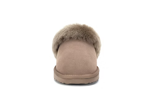 KIWI GEAR WOMENS JULIET SHEEPSKIN SLIPPER - STONE