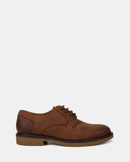 HUSH PUPPIES MANCHESTER - BROWN RUB