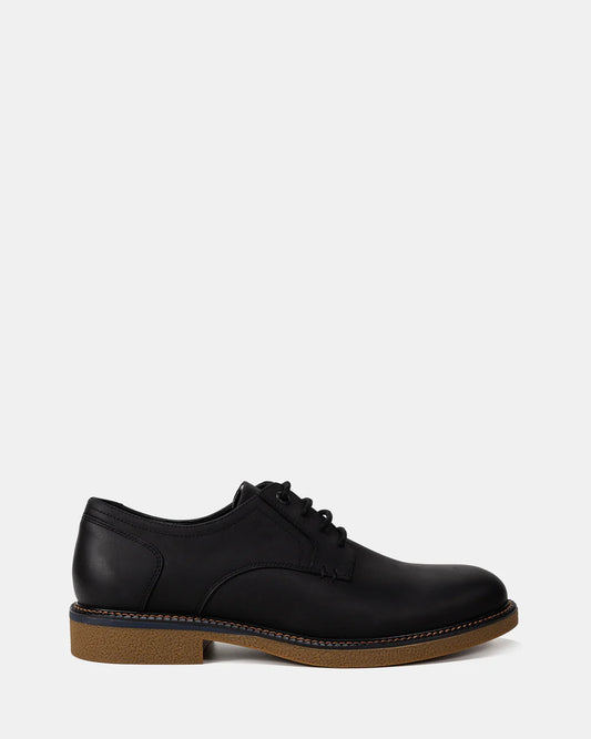 HUSH PUPPIES MANCHESTER - BLACK RUB