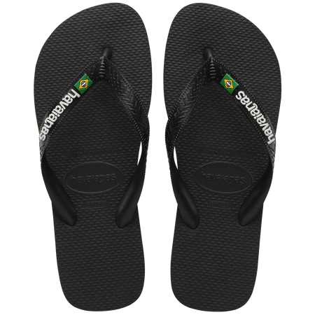HAVAIANAS BRAZIL JANDAL - BLACK