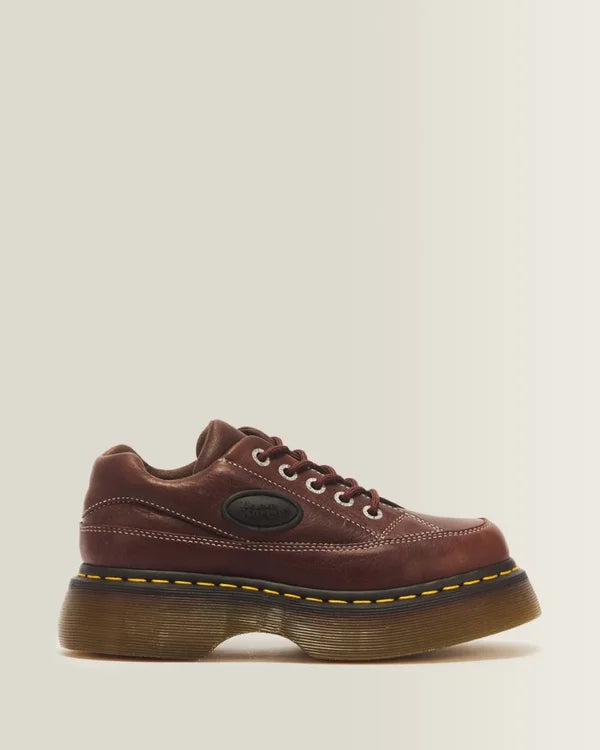 DR MARTENS WOMENS BUZZ 5I - DARK BROWN GRIZZLY
