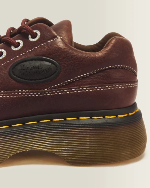 DR MARTENS WOMENS BUZZ 5I - DARK BROWN GRIZZLY