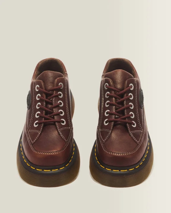 DR MARTENS WOMENS BUZZ 5I - DARK BROWN GRIZZLY