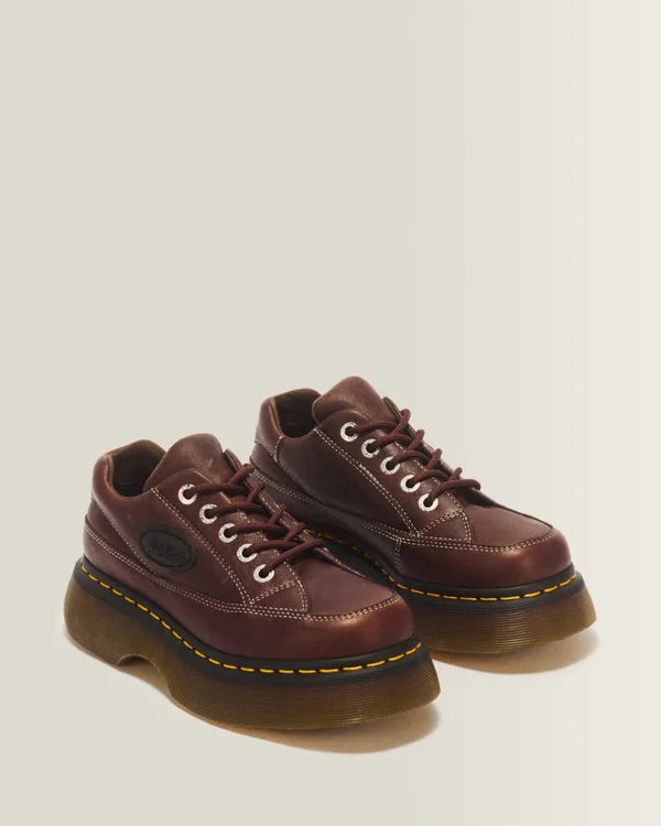 DR MARTENS WOMENS BUZZ 5I - DARK BROWN GRIZZLY