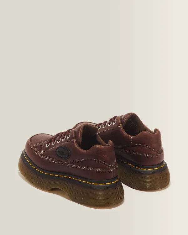 DR MARTENS WOMENS BUZZ 5I - DARK BROWN GRIZZLY