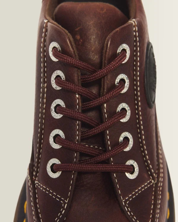 DR MARTENS WOMENS BUZZ 5I - DARK BROWN GRIZZLY