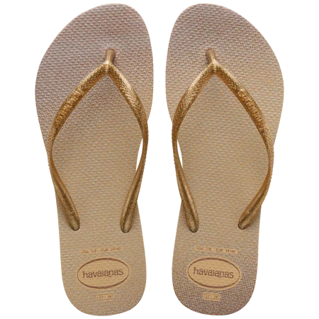 HAVAIANAS SLIM GLOSS - GOLDEN