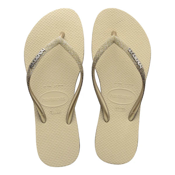 HAVAIANAS SLIM SPARKLE - SAND GREY