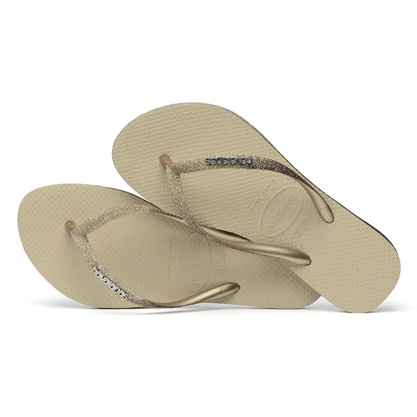 HAVAIANAS SLIM SPARKLE - SAND GREY