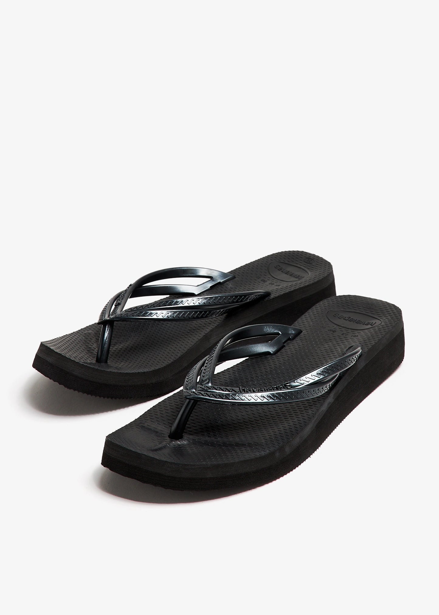 HAVIANAS WEDGE JANDAL - BLACK