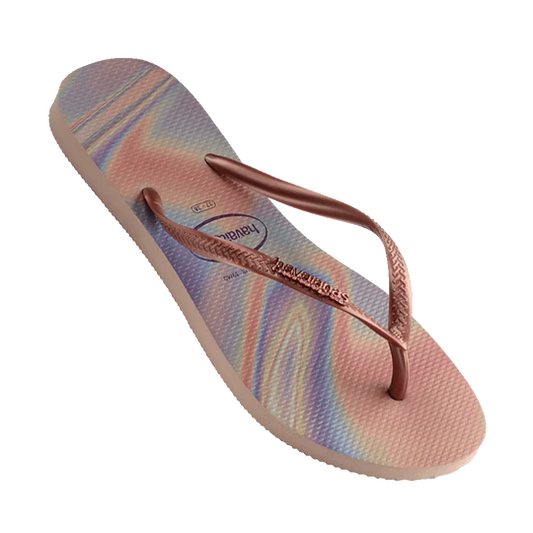 HAVAIANAS SLIM IRIDESCENT - BALLET ROSE