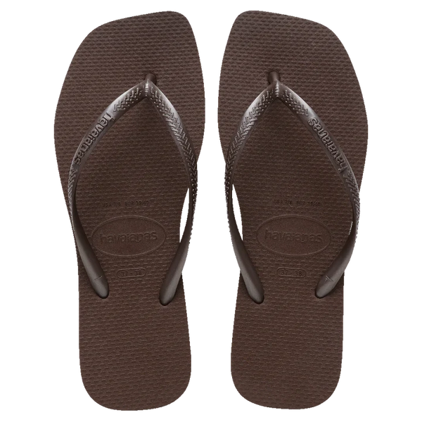 HAVAIANAS SLIM SQUARE - BROWN