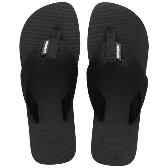 HAVAIANAS URBAN BASIC MATERIAL - BLACK