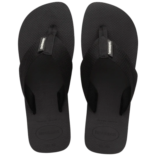 HAVAIANAS URBAN BASIC MATERIAL - BLACK