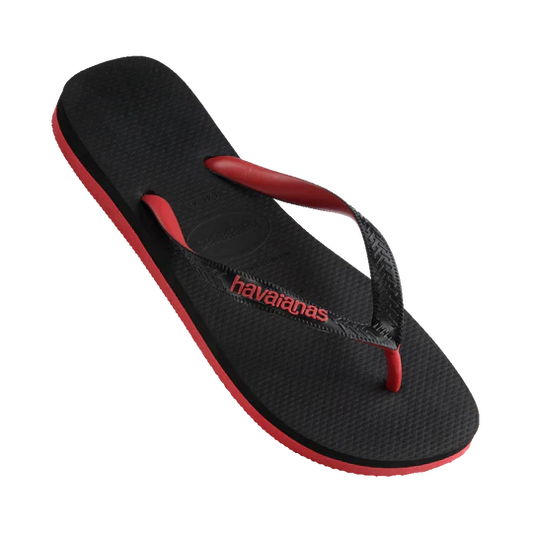HAVAIANAS TOP MIX - BLACK/RED RUBY