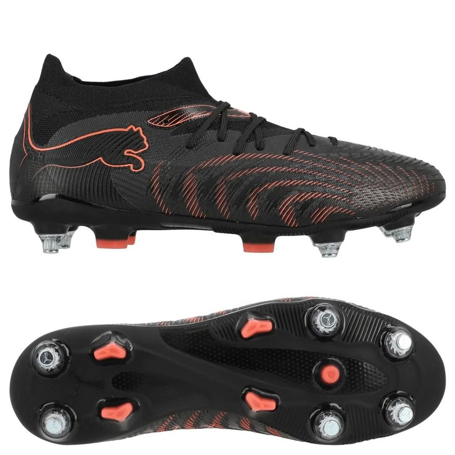 PUMA FUTURE 9 MATCH MxSG - Black-Glowing/Red/Strong Gray