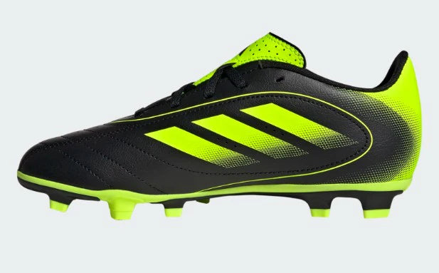 ADIDAS KIDS GOLETTO IX FIRM GROUND - LEMON/BLACK