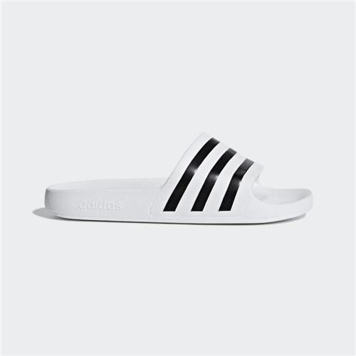 ADIDAS ADILETTE AQUA SLIDES - Cloud White / Core Black / Cloud White