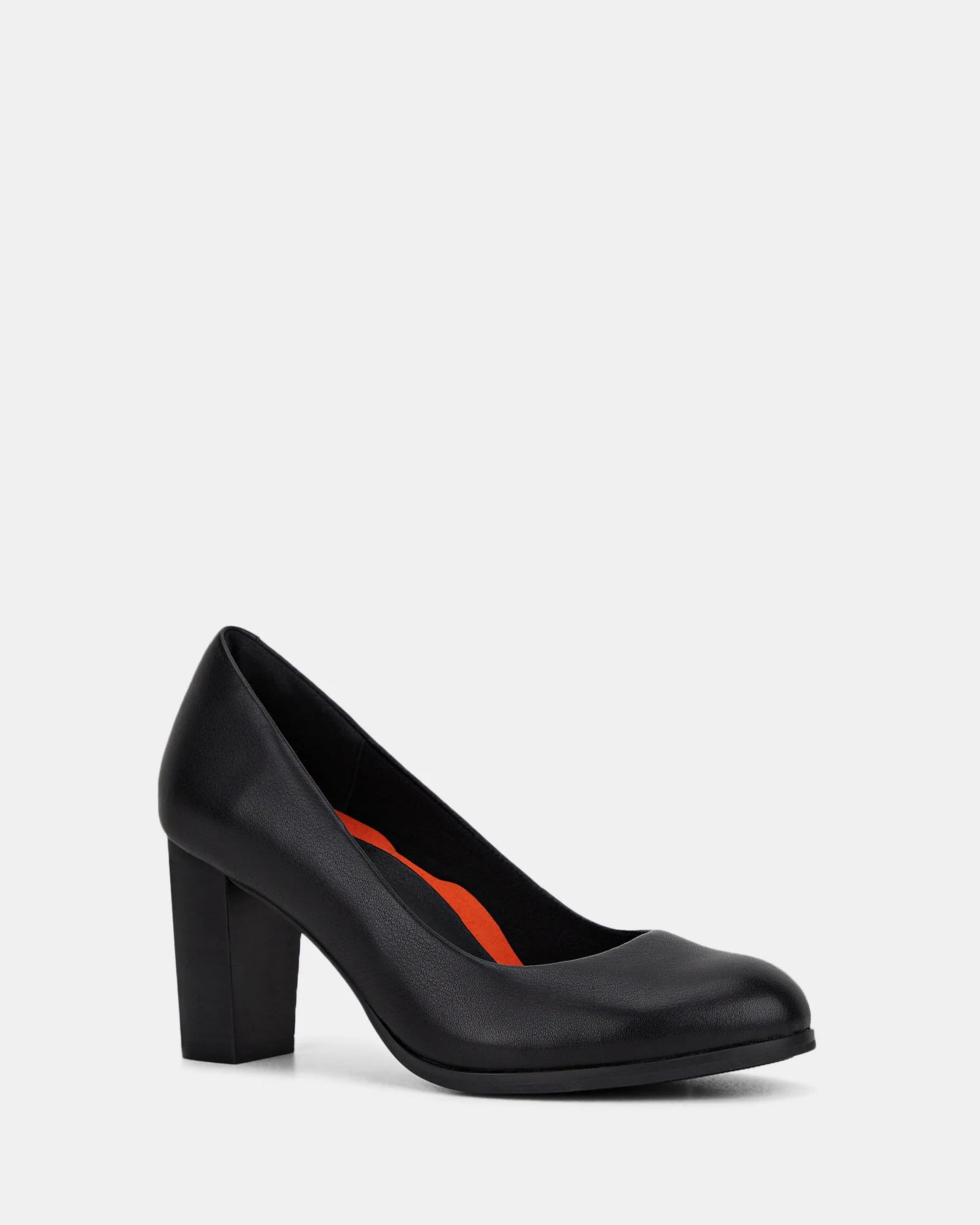 HUSH PUPPIES WOMENS THE TALL PUMP - BLACK